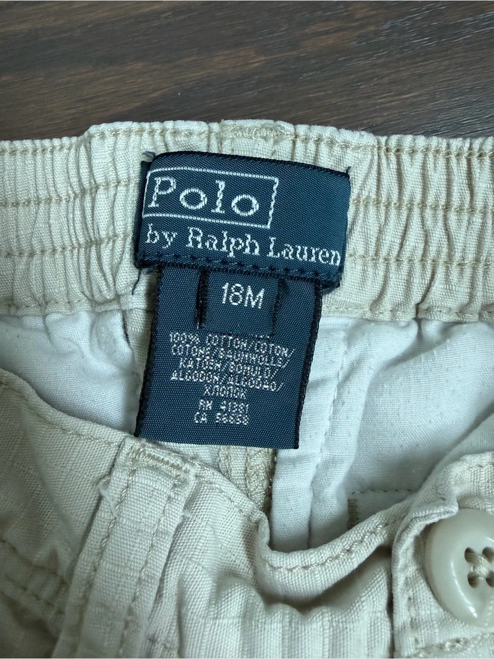 Ralph Lauren beige cargo pants